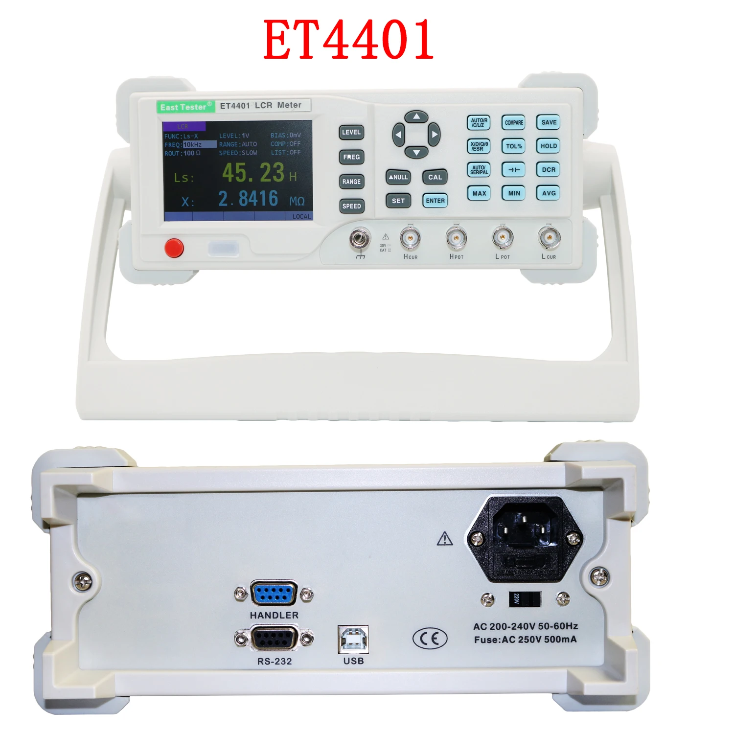 ET4401/ET4410 LCR Digital Bridge Resistance impedenza capacità induttanza strumento di misurazione strumento da banco