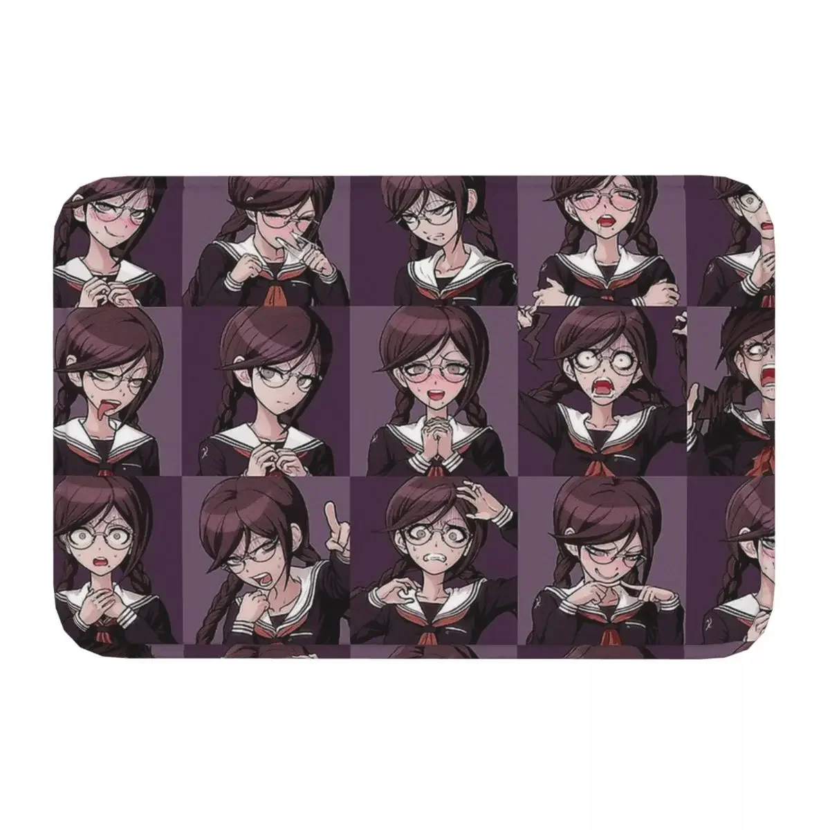 Danganronpa Trigger Happy Havoc Anime Bedroom Mat Touko Fukawa Rug Home Doormat Kitchen Carpet Decor