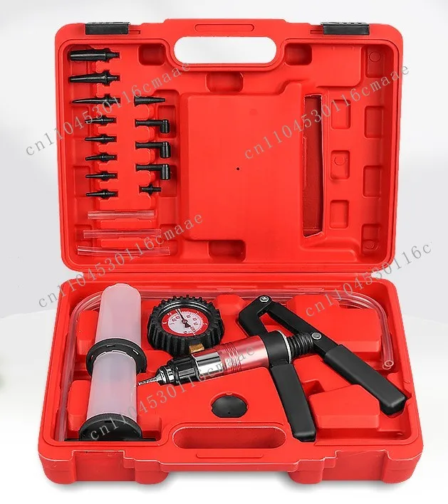 

Professional Automotive Brake Fluid Kit Vacuum Gauge Pump Set