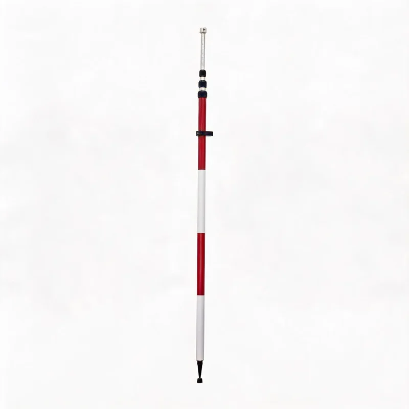 Hot Selling Telescopic Adjustable 5/8'' Adapter Aluminum Prism Pole 3.6M Prism Pole For Total Station