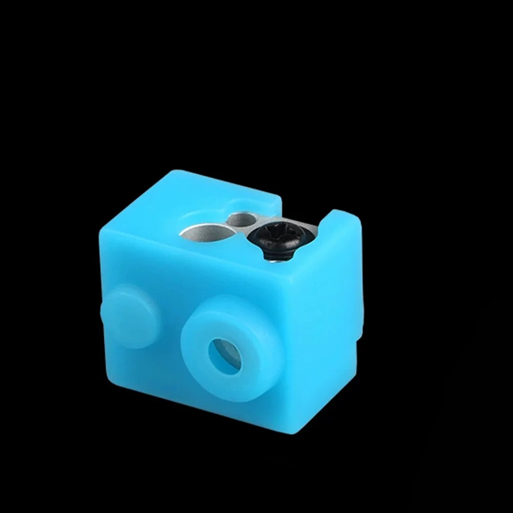 

6Pcs 3D Printer Hotend Silicone Sock Heater Block Covers Thermal Insulation Extruder Replacement Parts 3D Printer Accessories