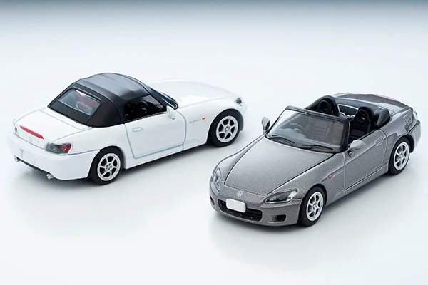 TOMICA TLV 1:64 Honda S2000 Roadster LV-N269a/b Silver white, alloy static miniaturized car boom play model, boy toy gift.