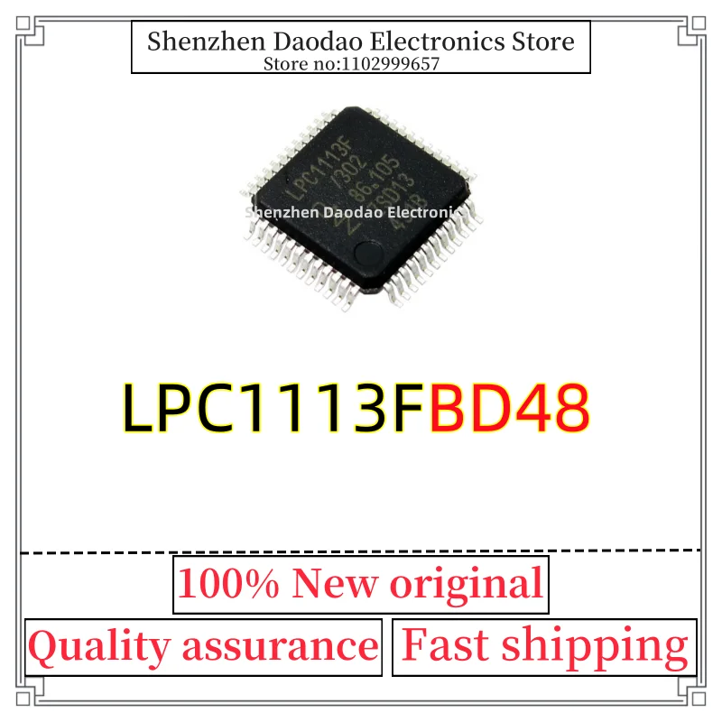 

LPC1113FBD48/301 302 303 302EL LPC1113F LQFP-48 Microcontroller chip IC new original