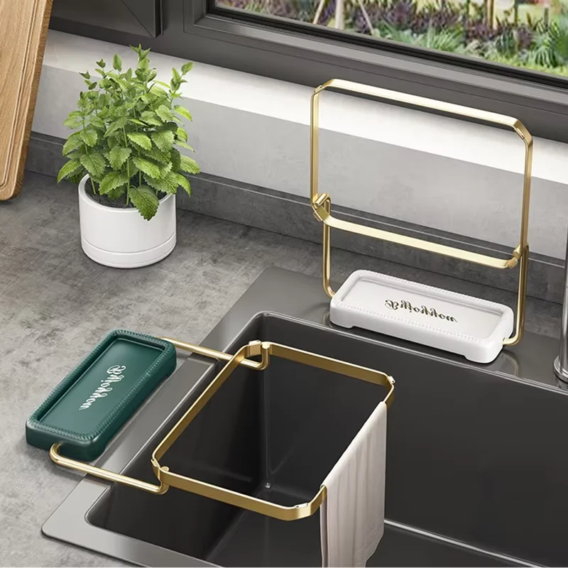 Foldable Kitchen Sink Filter Rack Anti-Clogging Sink Strainer with Stand Waste Garbage Net Shelf Disposable Mesh Bag for Home