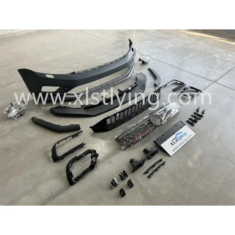 Car Body Kit Conversion Facelift Front Bumper with Grille for VW Jetta 2015 MK6.5 GLI Kits