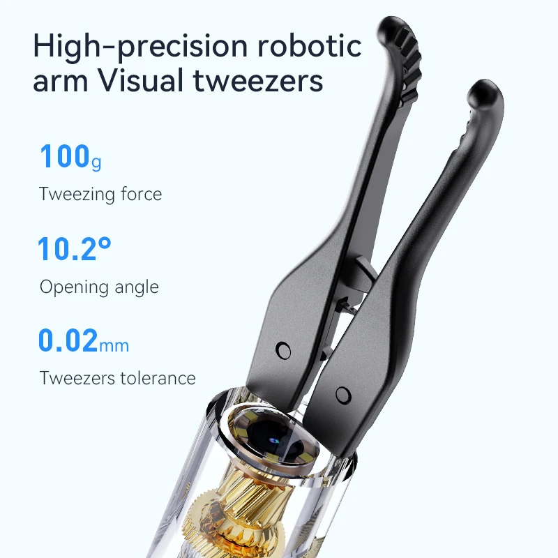 WIFI Wax Endoscope 8MP HD Earpick Smart Visual Ear Cleaner with Tweezers Powered Mini Camera Otoscope Personal Health Care Tool