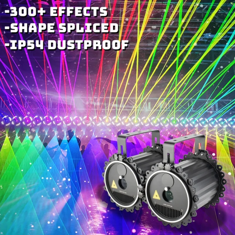 

5w Rgb Full Color Animation Dmx Laser Light Projector for Night Club Stage