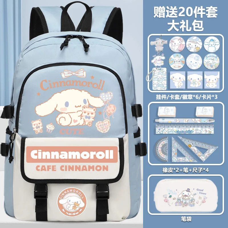 Sanrio Backpack 2025 New Fashion Print Klumi School Bag for Teens and Travel Backpack for School Return