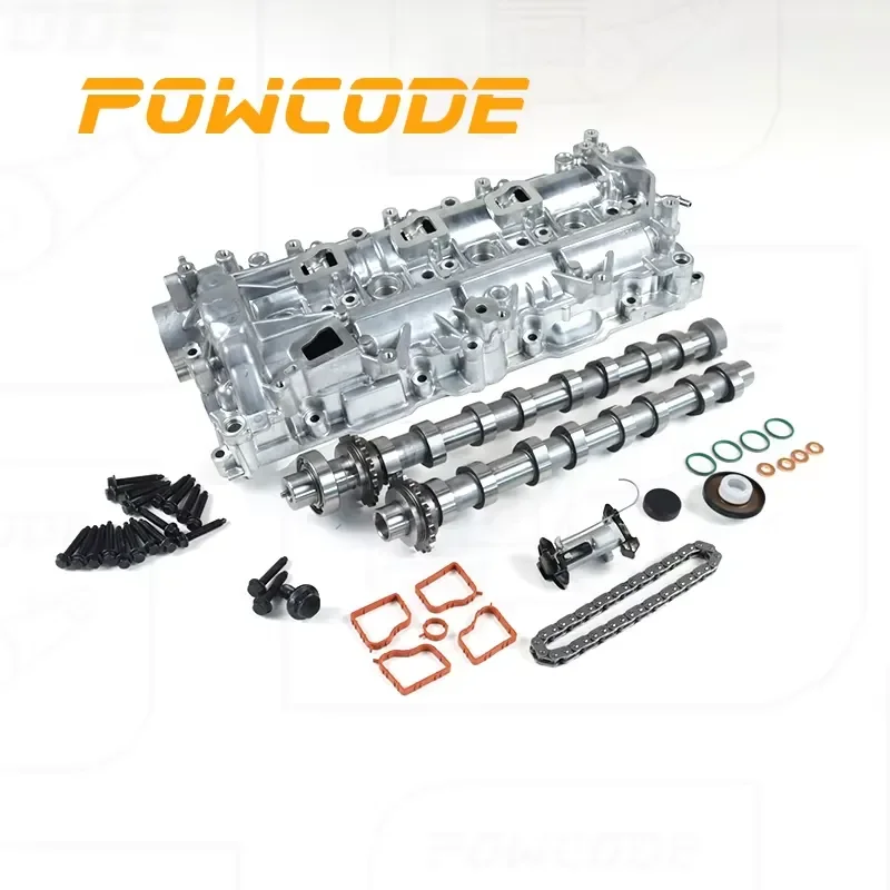 POWCODE Natural Aluminum Camshaft Housing 9812647280 9828655580 9828655380 Camshaft Kit for Citroen 1.5 DV5 Diesel