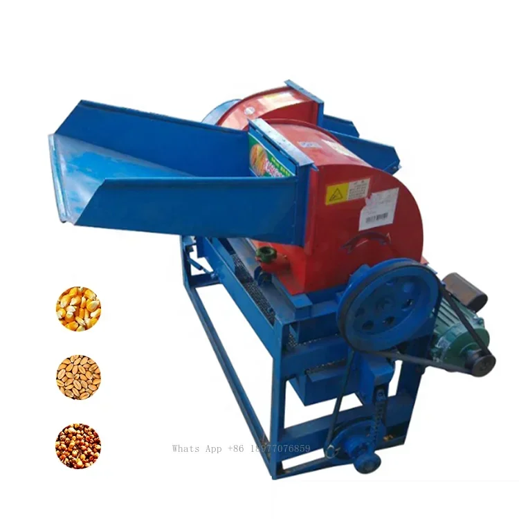 Multifunctional Grain Sorghum Soybean Paddy Rice Wheat Thresher Machine Corn Sheller Threshing Machine