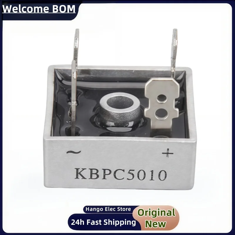 5Pcs Original KBPC5010 rectifier Bridge pier 50A 1000V 5010 KBPC3510 KBPC2510 KBPC1510