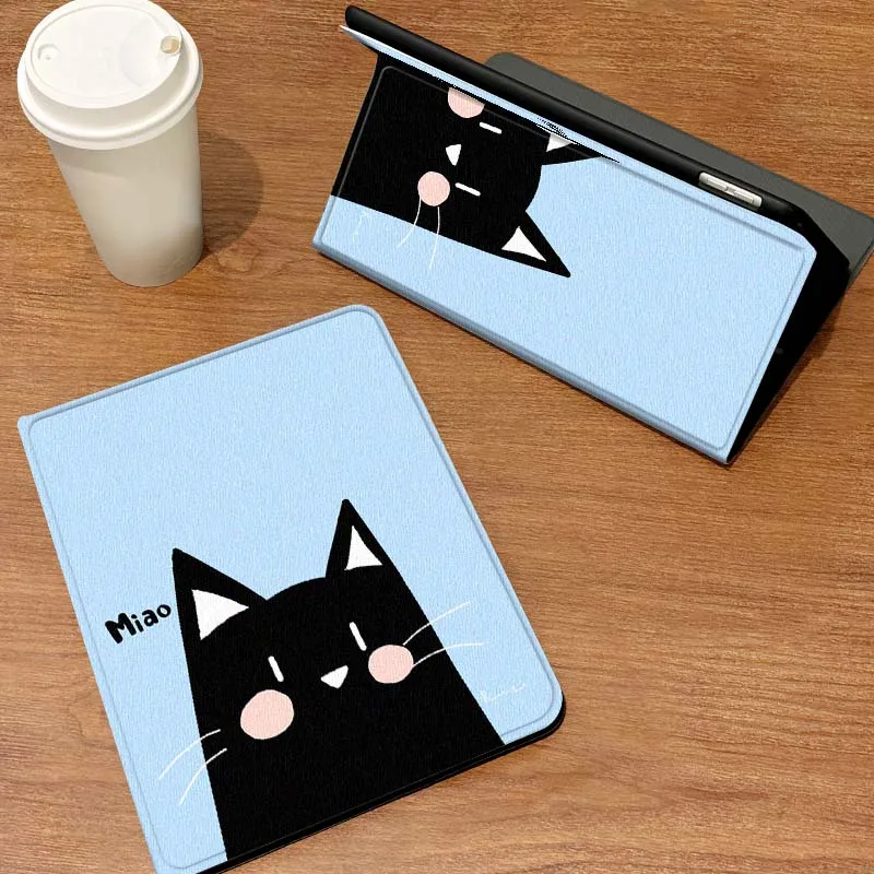 

Cartoon Cat Peace Glasses For Samsung Galaxy Tab S6 S7 S8 S9 S10 S11 FE Plus Lite Tablet Case