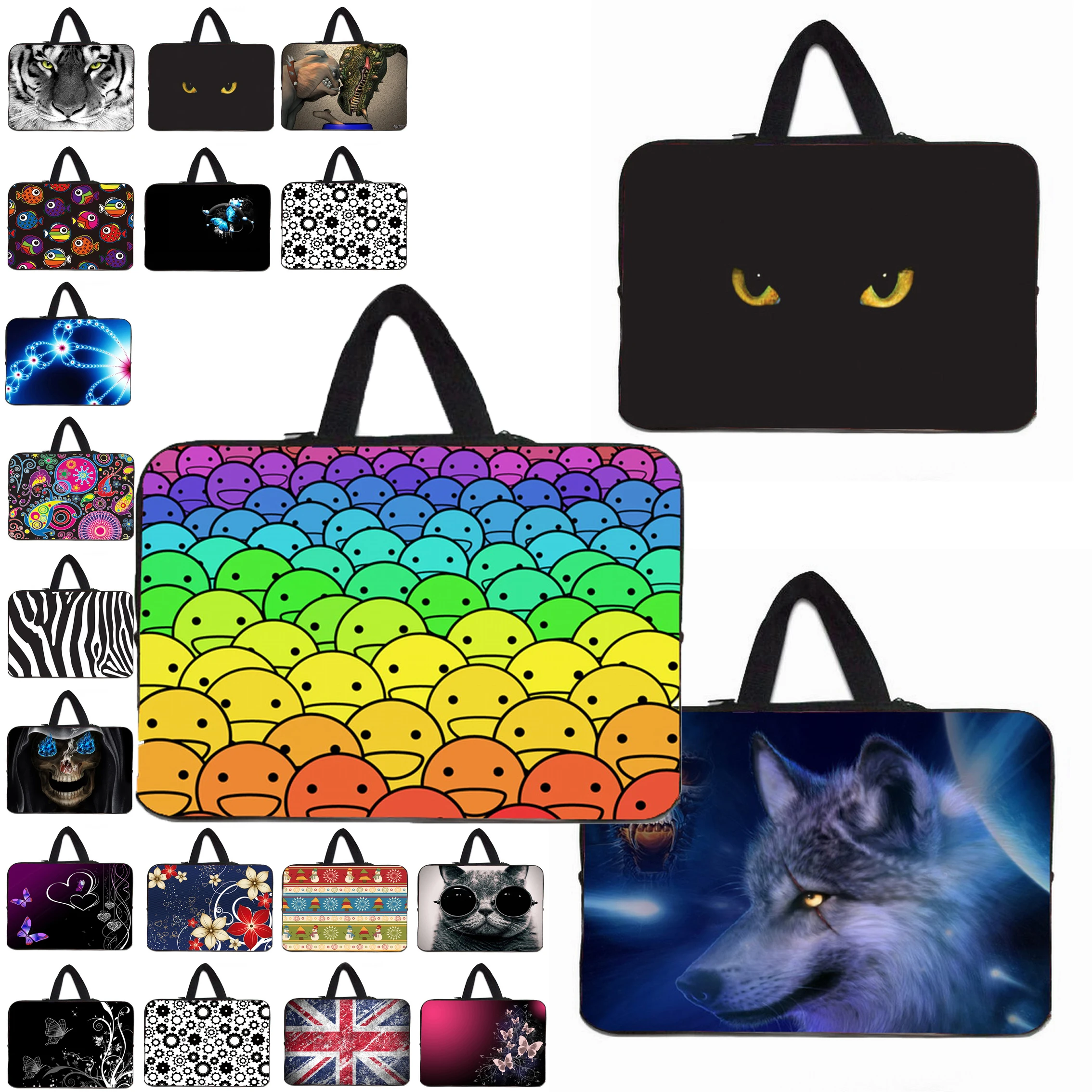 Laptop Handbag Computer 10/12/13/14/15/16/17 inch Chromebook Sleeve Bag Case For Teclast P30T Blackview Lenovo DELL XPS Macbook