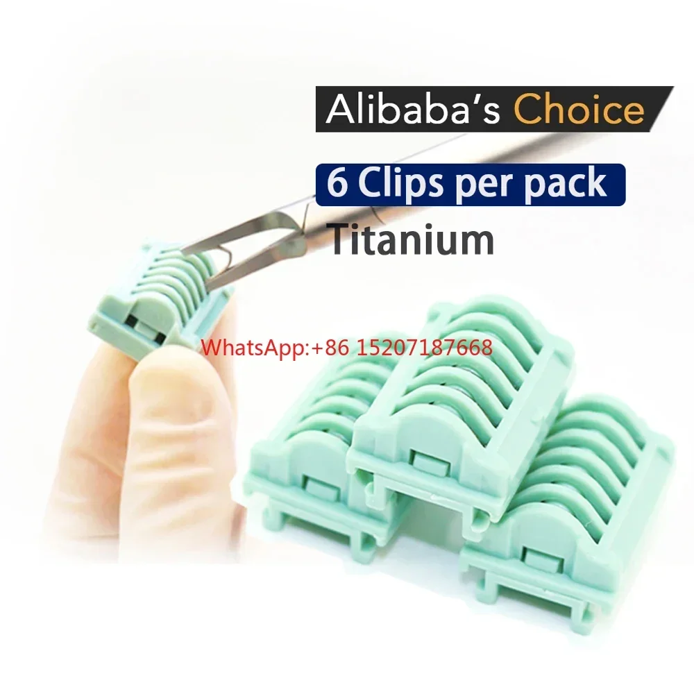 

Open and Endoscopic Single Cilp Titanium LT300 Clips