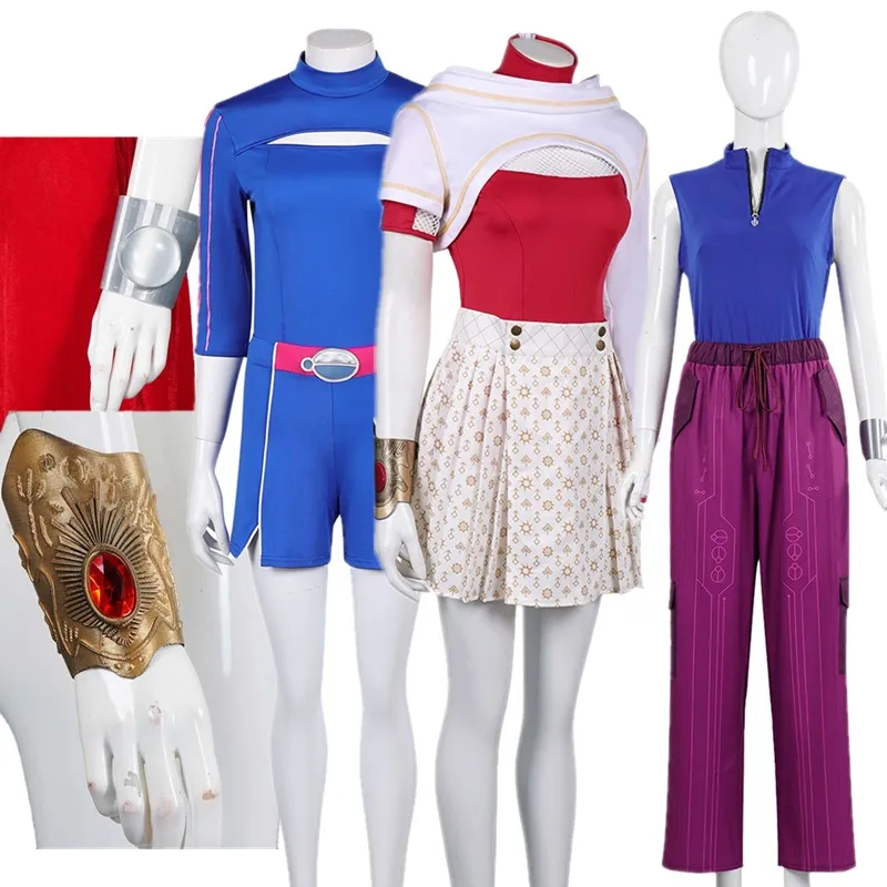 

Nova косплей костюм-браслет Аддисон футболка брюки женская униформа платье рубашка юбка пальто наряды Хэллоуин карнавальный костюм для вечеринки