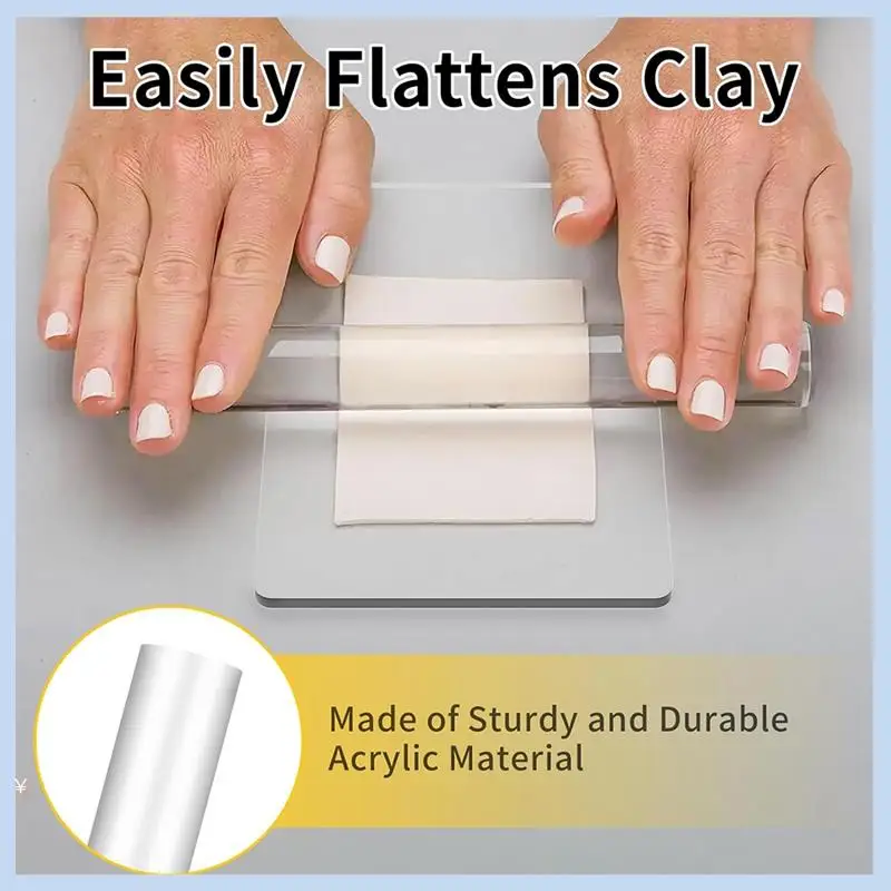 أدوات طين البوليمر MLGB، مجموعة 11 قطعة من ألواح الطين الأكريليك لنحت القطع بنفسك