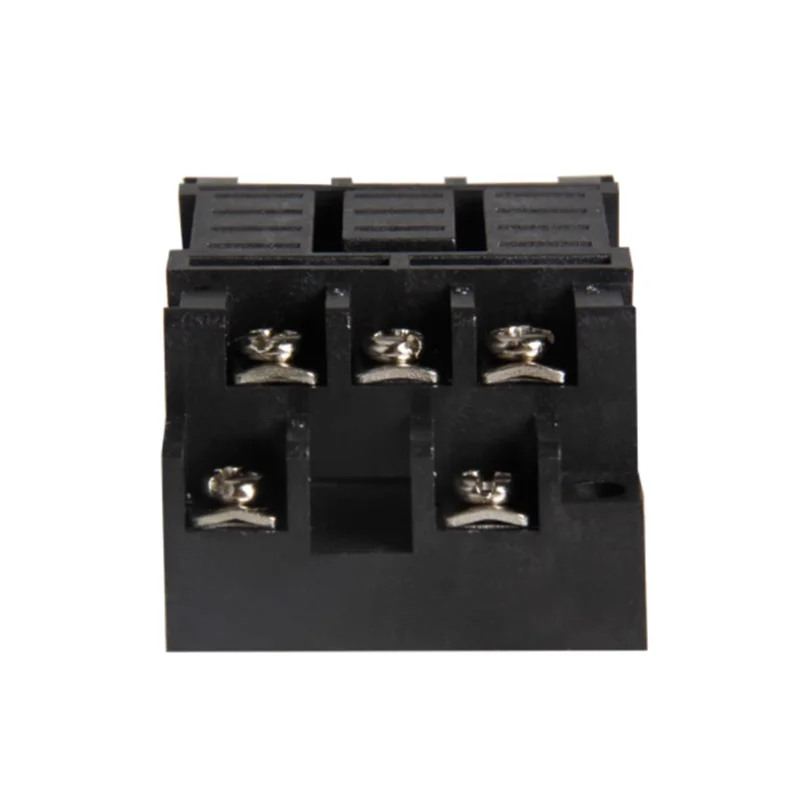 2PCS 34mm DIN Rail 11 Screw Terminal 38F-11A 300VAC40A Socket Base for HHC71B