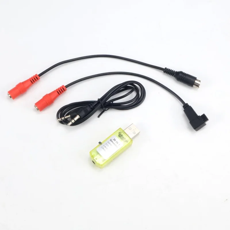 30 In 1 Rc Usb Flight Simulator With Cables For G7 Phoenix 5.0 Aerofly Vrc Fpv Racing Drone Rc Quadcopter