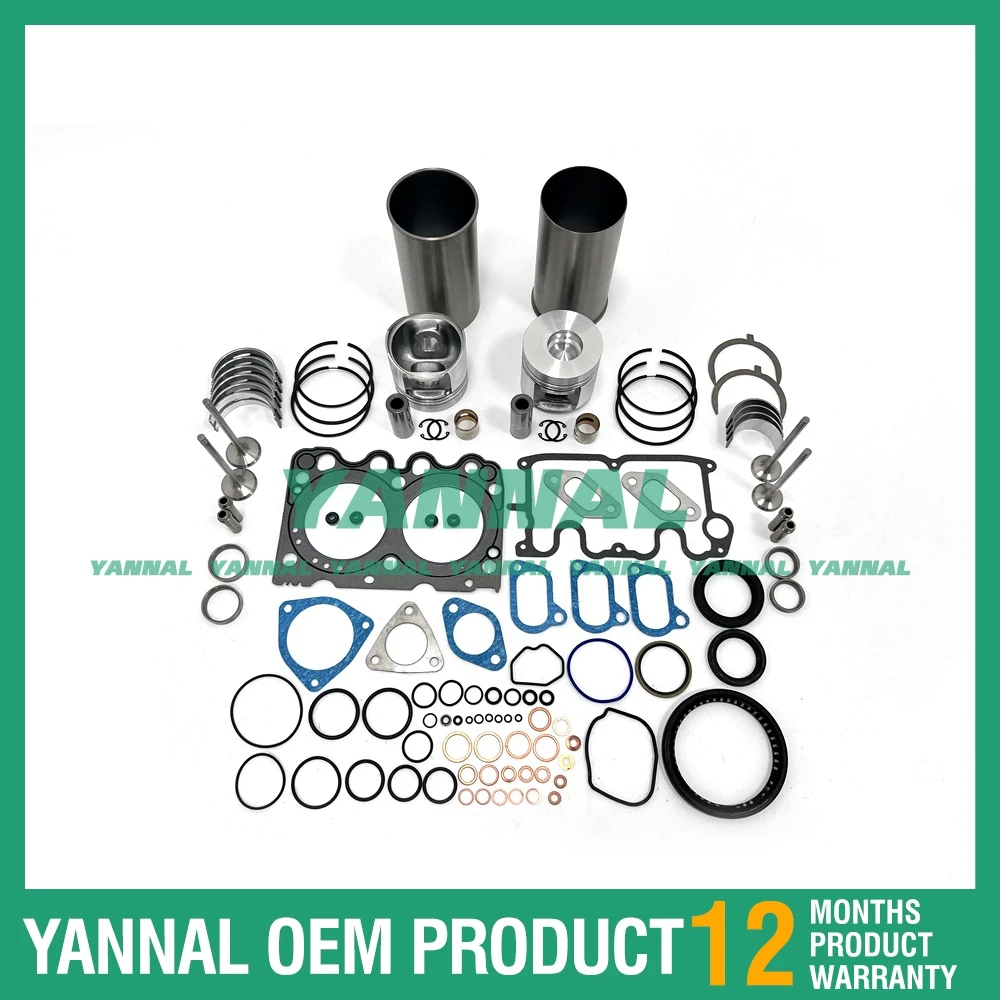 For Deutz F2L1011F Overhaul Rebuild Kit With Gasket Set Bearing&Valve Train