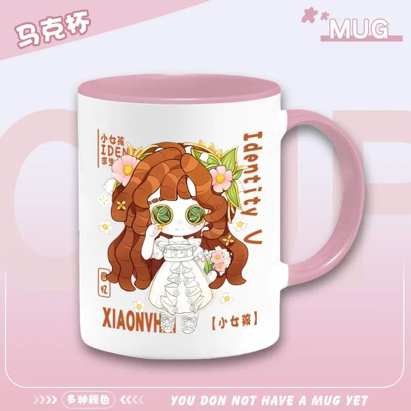 

Игра в стиле аниме 2025 года, Identity V Cos Memory 9,5x8,1 см, унисекс, версия Q, принт, цветные контрастные кружки, чашка для молока, подарок на день рождения