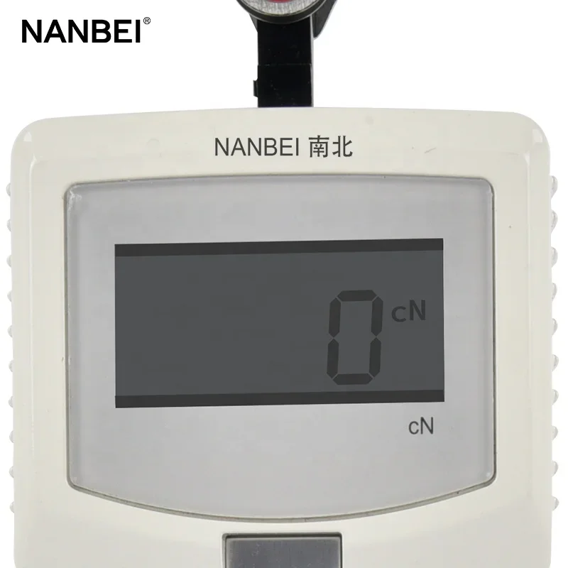 Digital portable handheld tension meter for wire rope belt