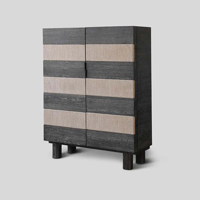 Solid wood medieval style French, cream modern environmentally friendly and durable living room, bedroom locker Knotted