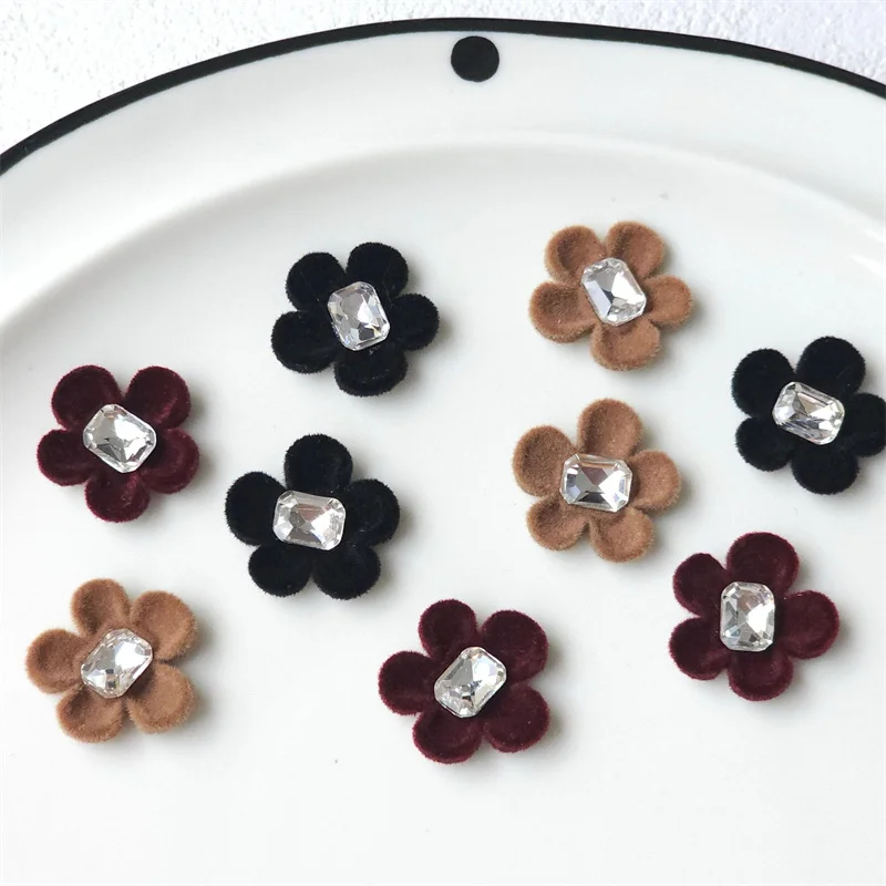 

Зимний стиль, 40 шт./лот, 20 мм, цвет, флокирующийся эффект, мультяшные цветы, сплав, плавающий медальон, бусины, ювелирные изделия своими руками, аксессуары для волос