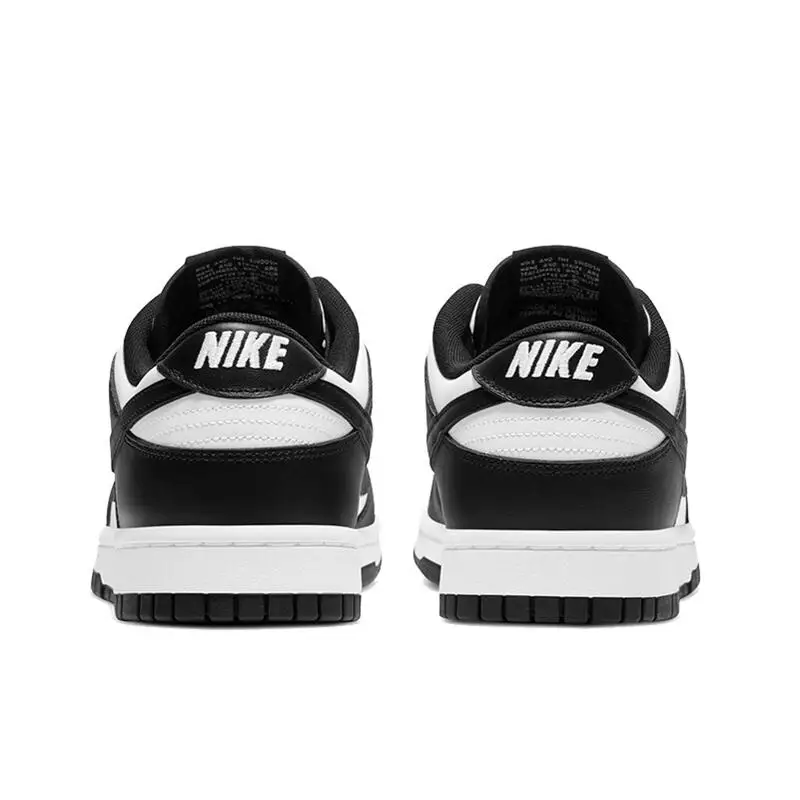 Nike Dunk Anti-slip Wear-resistant Unisex Black and White Sports Fashion Anti-slip Wear-resistant Casual Classic Retro Sneakers