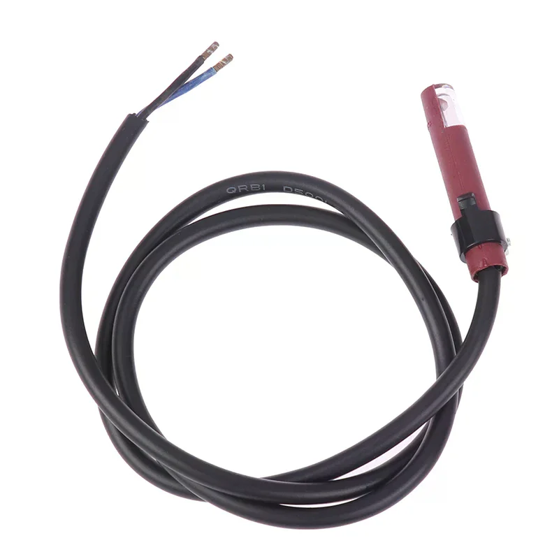 1pc QRB1 Flame Detector Photosensitive Electric Eye Burner Detection Photoresistor Red QRB1 Photocell For Burner Waste Oil