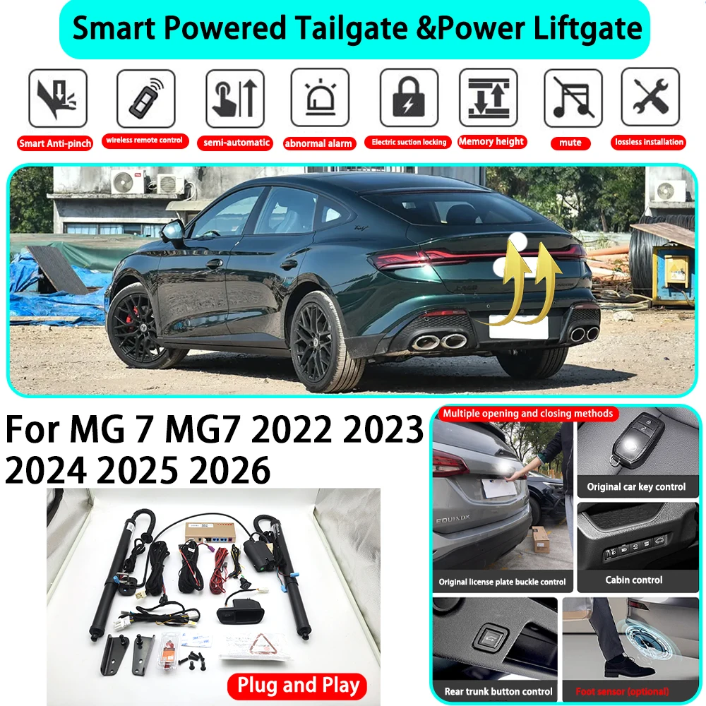 

﻿for MG 7 MG7 2022 2023 2024 2025 2026 OEM Smart Automatic Powered Tailgate Electric Power Tailgate Lift Kit Key Close