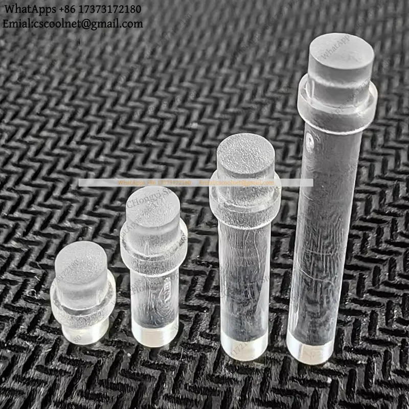 k3 100pcs PLP1-500-F LED Light Guide Rod 3mm Flat Head PC Indicator Light Pipe Rigid Panel Mount