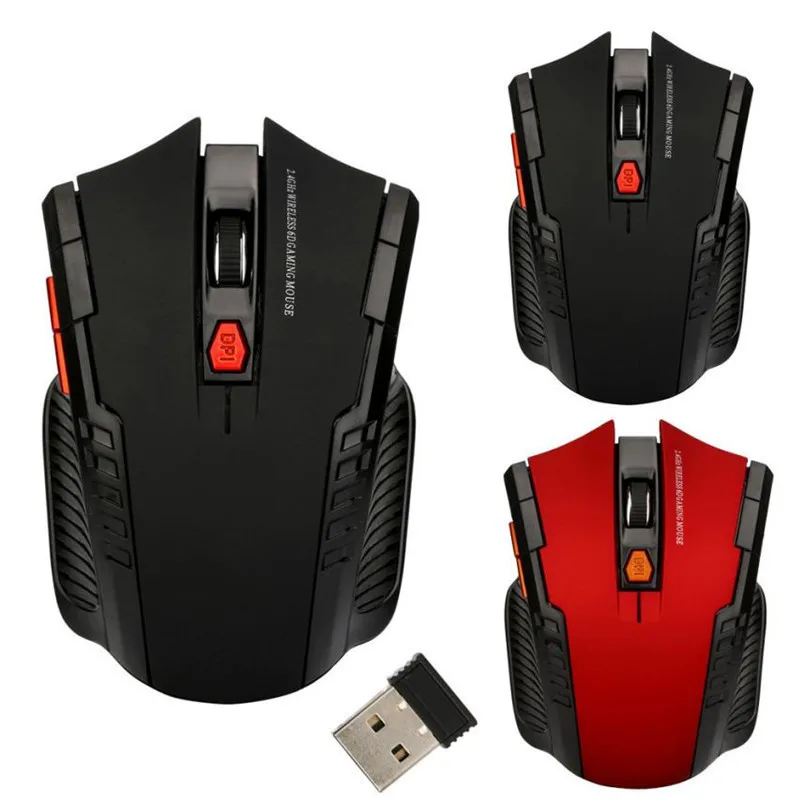 

Wireless 2.4G Mouse 1600 DPI Adjustable Light Weight Convenient Plug And Play Computer Parts Business Office Use For PC Laptop