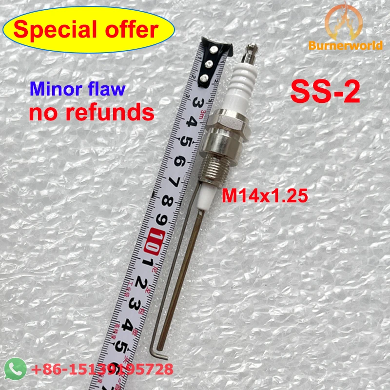 Special offer no refunds  Industrial Boiler Spark Plug  Double Poles Ceramica Ignitor Electrode Ignition Furnace Electrodes