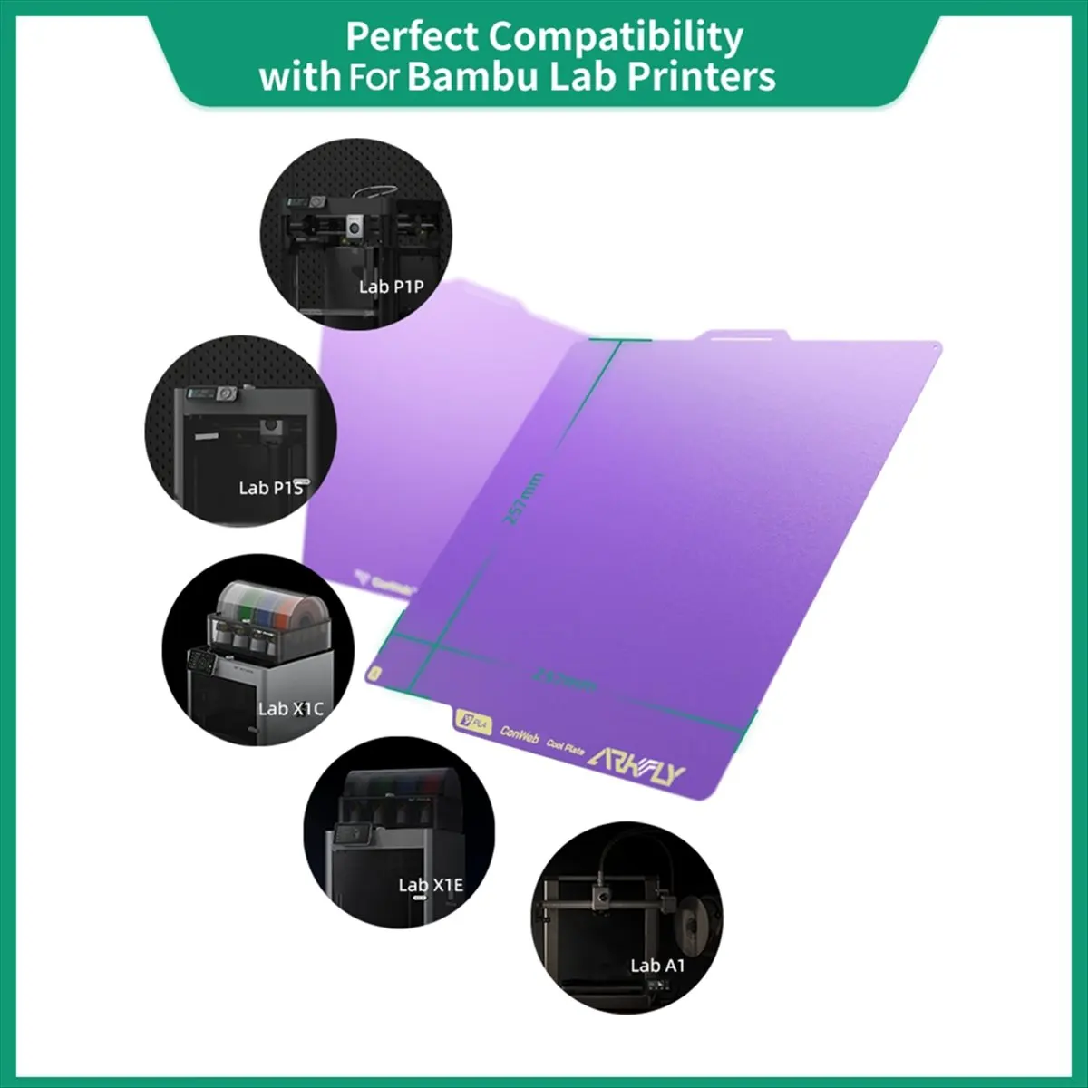 M85K  Build Plate Cobweb Cool Plate Spring Steel Double-Sided Textured for X1 A1 P1 3D Printer