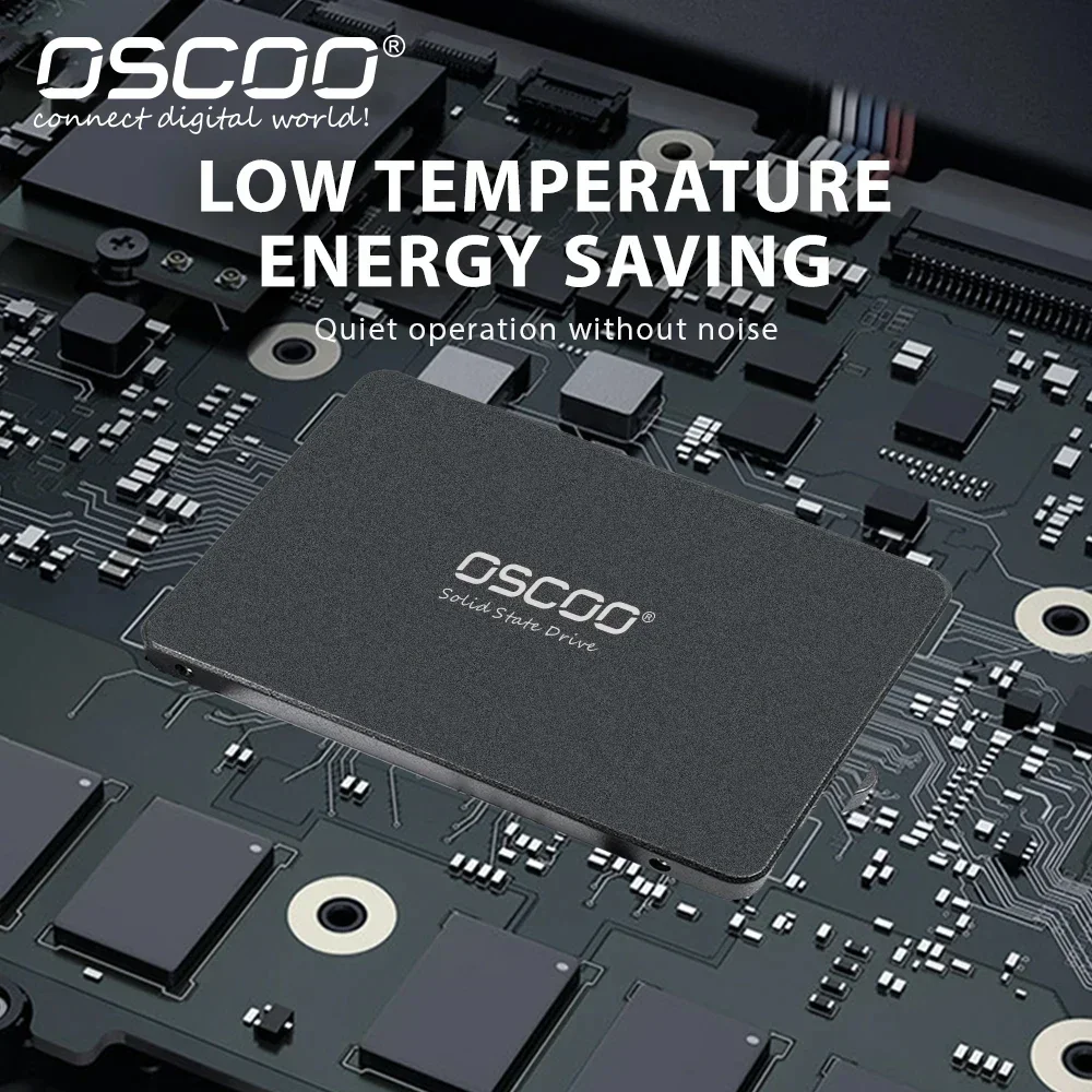 OSCOO fábrica al por mayor 120GB 240GB 512GB 2,5 pulgadas SATA3 SSD 3D TLC NAND disco duro de estado sólido unidades de ordenador