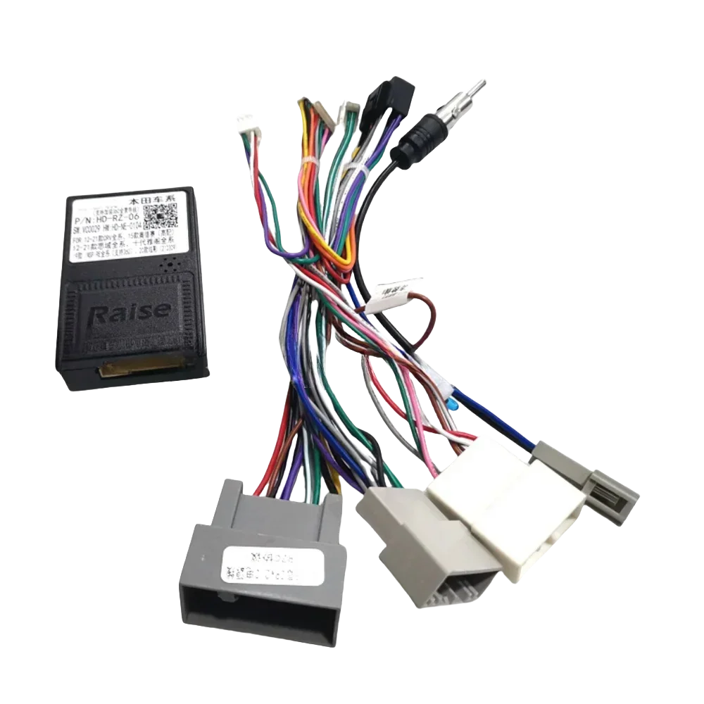 Адаптер Android Canbus Box RZ-HD-06 для Honda CRV/Civic 2012-2015, высокая конфигурация с жгутом проводов, кабель, автомобильное радио