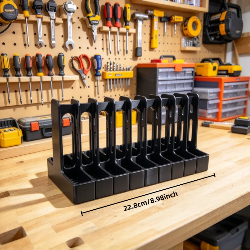 1 Stück – Mehrfach-Zangen-Organizer (6 oder 9 Fächer) – Werkzeug-Aufbewahrungsschale zur Organisation von DIY-Hardware-Werkzeugen – Detail 1