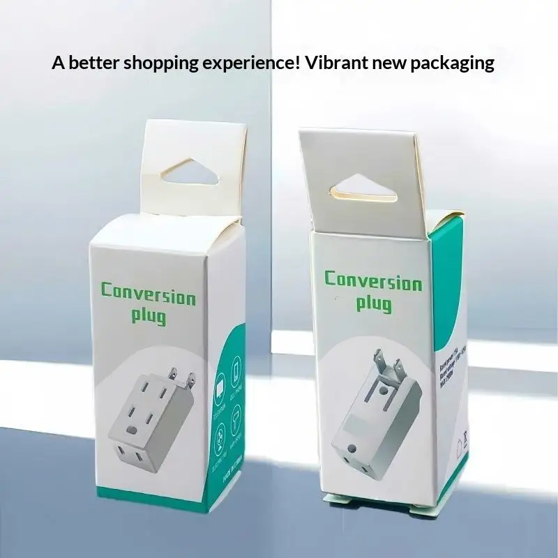US 3 Outlets Wall Plug Extender 125 Degree Rotatable Adapter 1-4PCS Optional for Small Apartment Dorm Travel Use