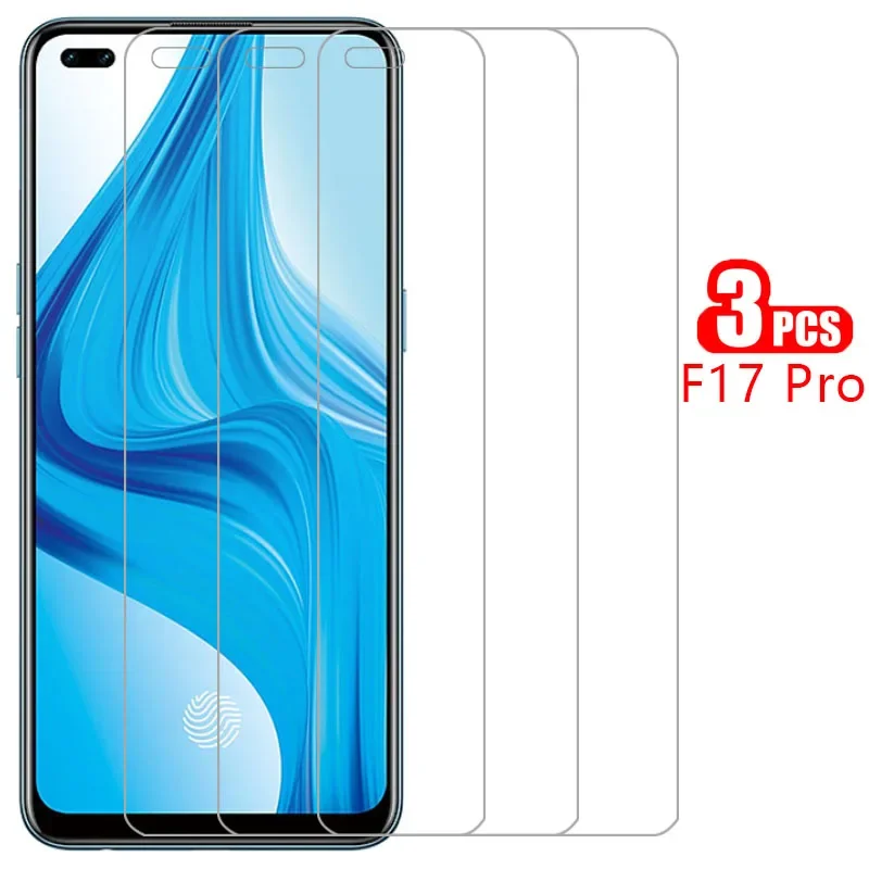 protective tempered glass for oppo f17 pro screen protector on oppof17 f 17 17f f17pro 6.43 safety film opp opo op