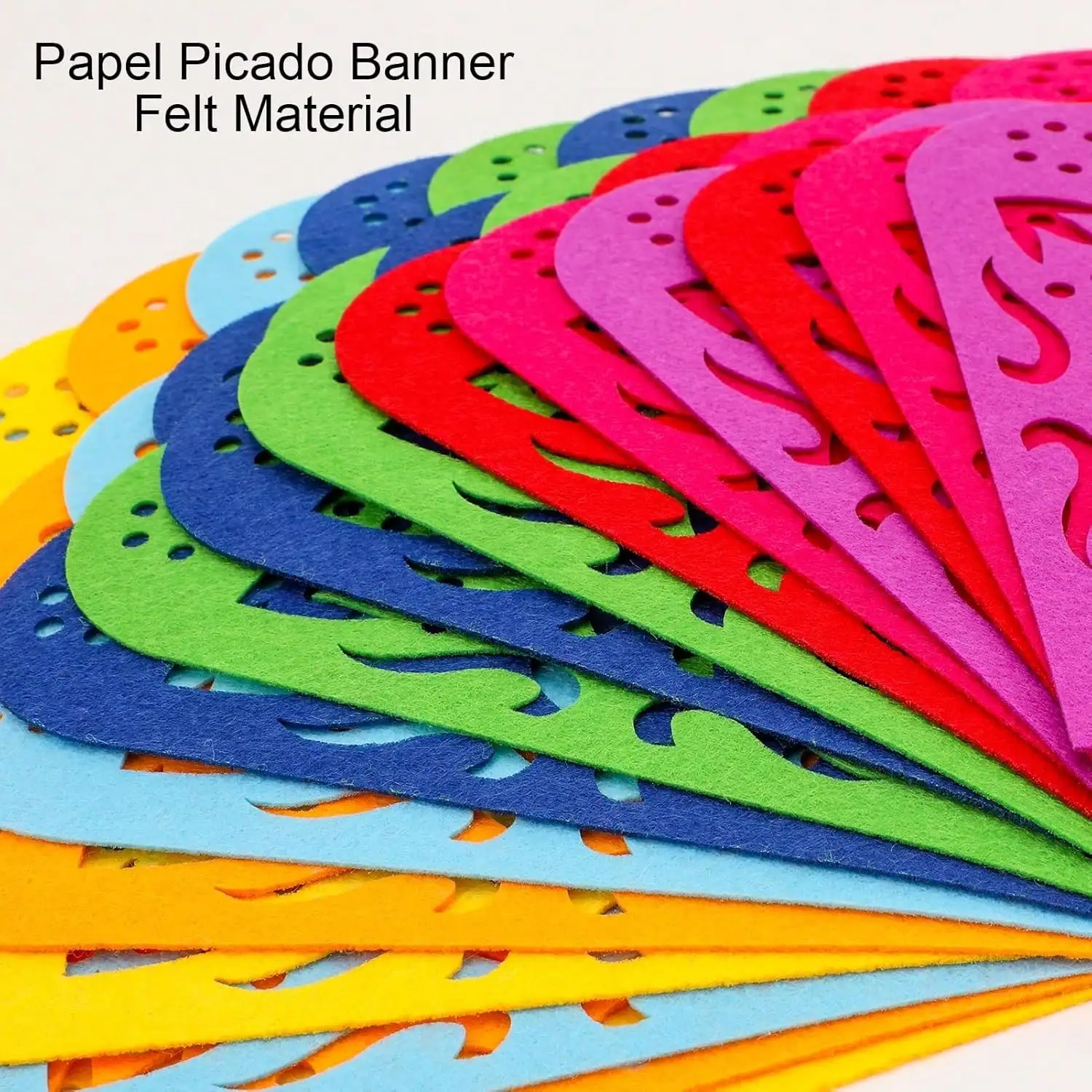 5 لافتات مكسيكية من Tiras (40 Pastillas) لافتة ملونة يوم الموتى Papel Picado، زينة حفلات أعياد الميلاد