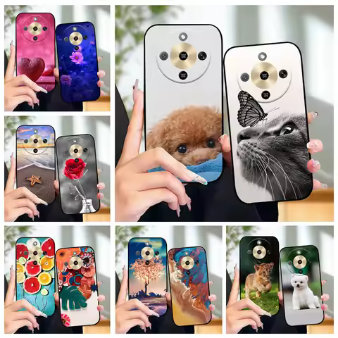 For Honor X9d Case X70 MTN-AN00 Stylish Cute Cartoon Cover Soft TPU Silicone Phone Case For Honor Magic 8 Magic8 X70 Fundas Capa