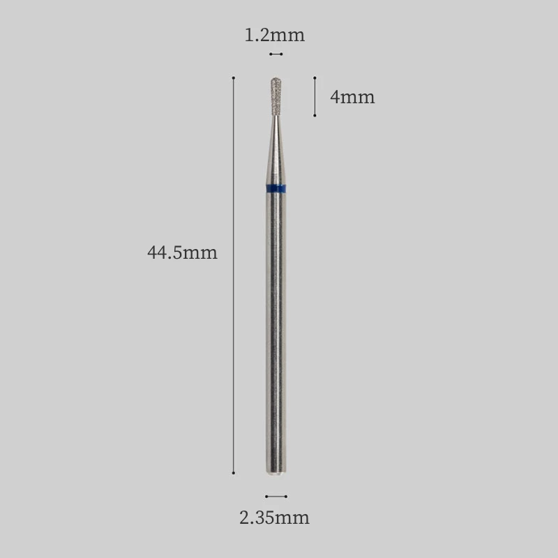 배 모양 안전 3/32 인치 네일 드릴 비트, 큐티클 죽은 피부 버 청소 전기 네일 파일 그라인딩 비트, 네일 도구 액세서리