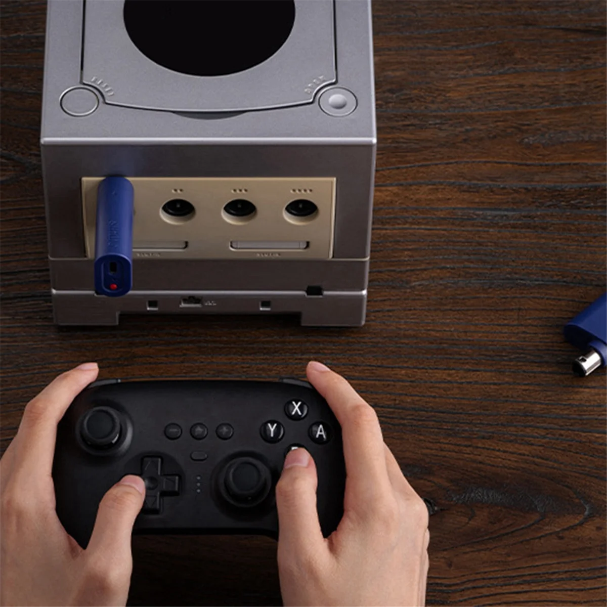 

For NGC Bluetooth Receiver for PS5, Switch, Xbox Bluetooth Controller for NINTEND GAMECUBE Bluetooth Receiver-ABRJ