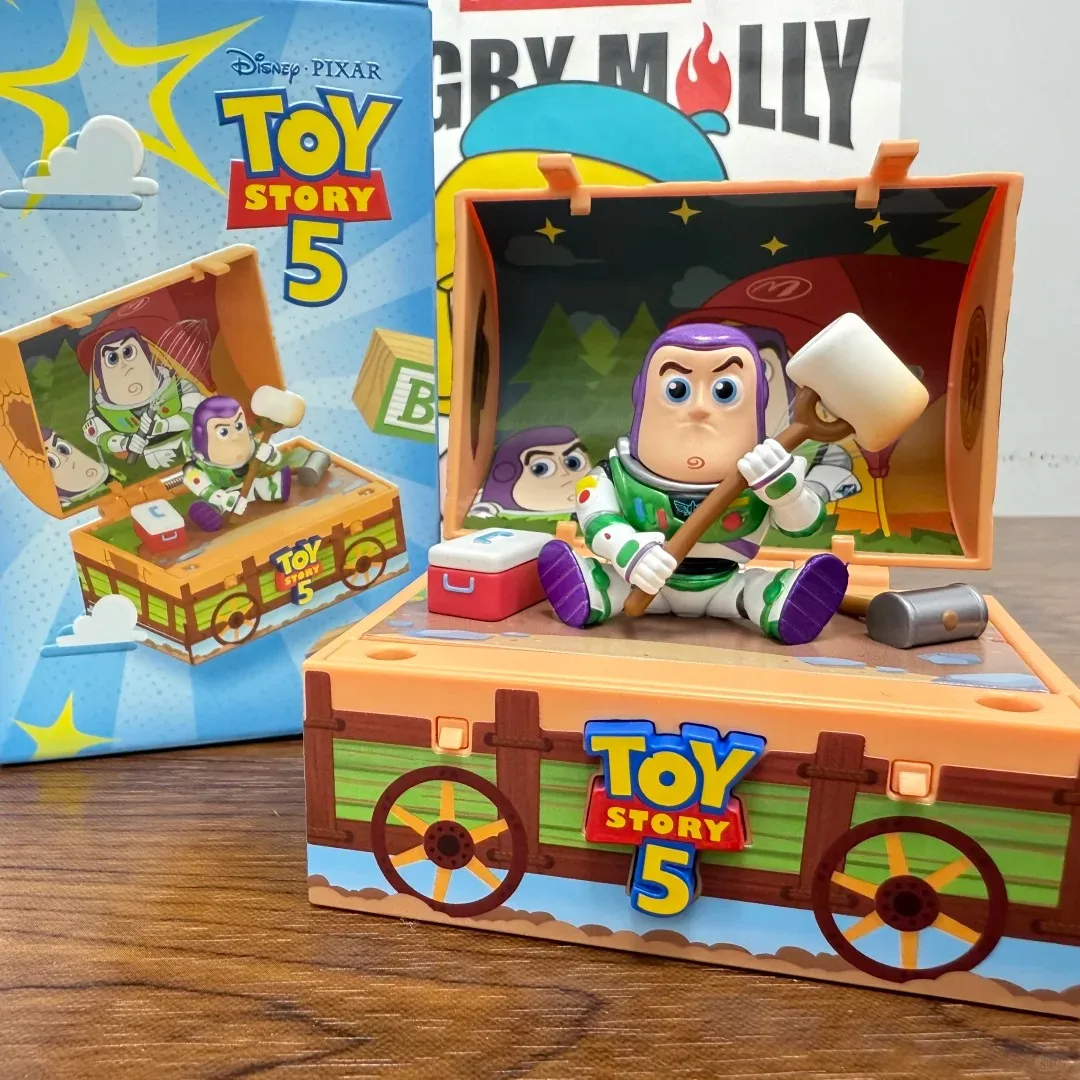 

Popmart Blind Box Collectible Figure Disney Pixar Toy Story 5 Buzz Lightyear Desktop Decoration Gift For Adult Collectors