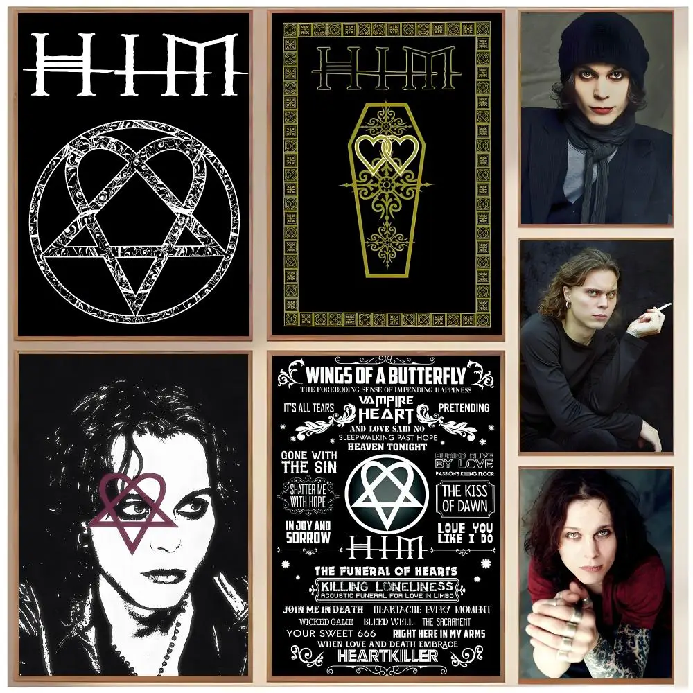 Gothic Rock-Band Music-Group H-His Infernal Majesty Poster  Classic Home Interior Design & Modern Wall Decor Art Collection