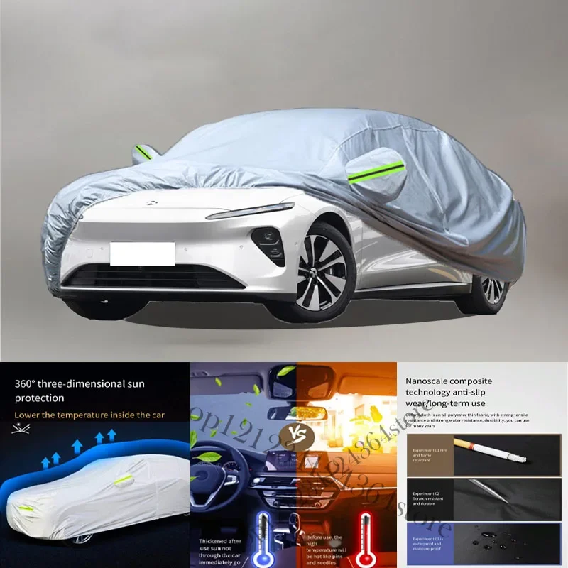 

For NIO ET7 Auto Anti snow Anti dust Anti-uv Anti peeling paint And Anti Rainwater 210t car cover Car cover Protection