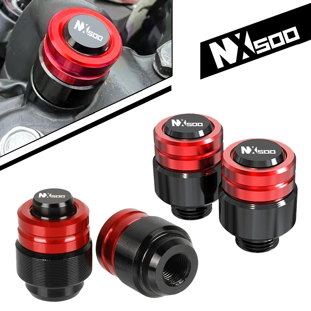 

2025 2024 2023 FOR HONDA NX 500 NX500 NX-500 Motorcycle Rearview Mirror Plug Hole Screw Cap & Tire Valve Stem Caps Cover nx 500
