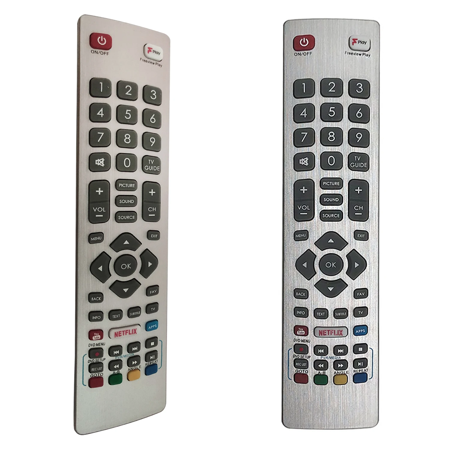 For Sharp Aquos HD LED Smart TV Remote Control Compatible SHWRMC0121 SHW/0121 DH-2086 LC40CFG6001KF 4T-C50BJ2KE2FB - Replacement
