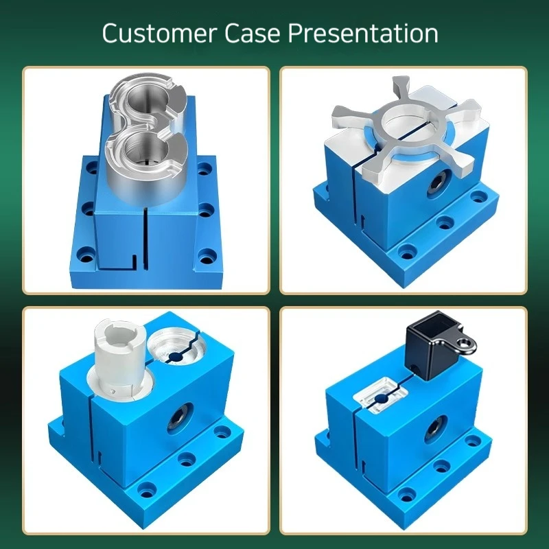 CNC Pneumatic Special-shaped Workpiece Fixture Multi-position Conformal Clamping Tool Manual Shape-fixing Chuck Rivet excluded