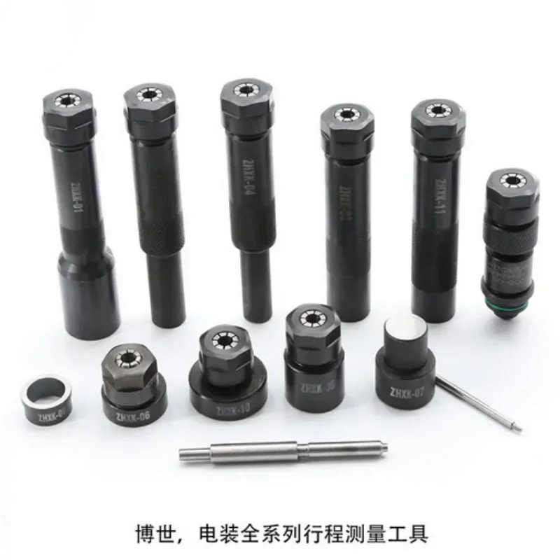 11PCS Diesel Common Rail Injector Air Gap Armature Lift AHE Stoke Travel Measuring Tools Sets for Denso Bosch 110 120